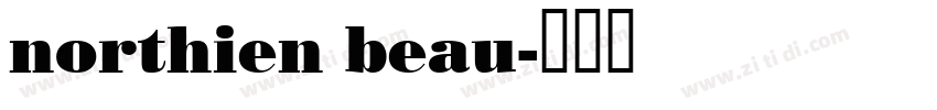 northien beau字体转换